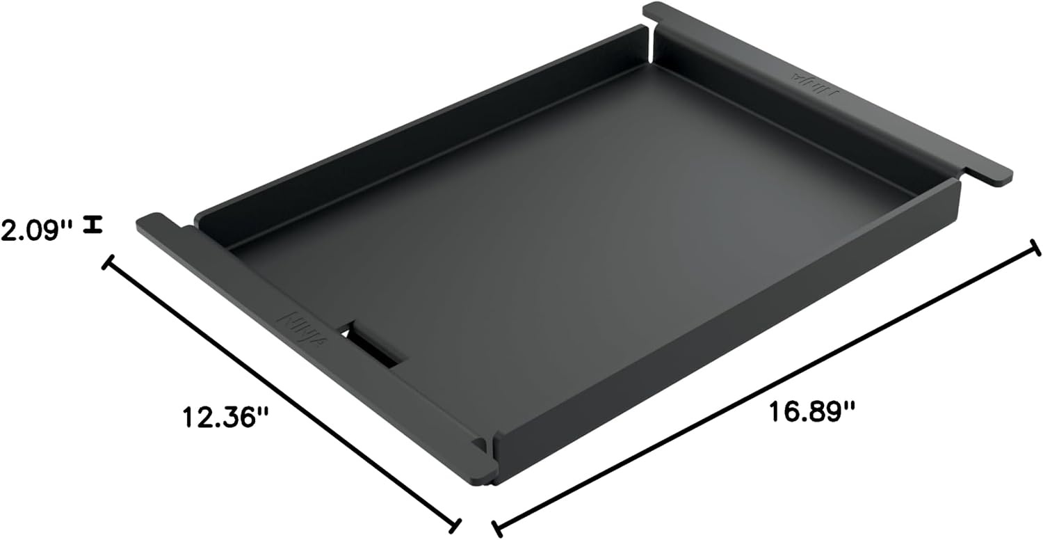 image:imageNinja FlexFlame FullSize Griddle with Grease Drain XSKFULGRIDLE RustResistant Carbon Steel Delivers even edgetoedge heat and fits 12 smash burgers or 16 eggs169 x 124 x 21