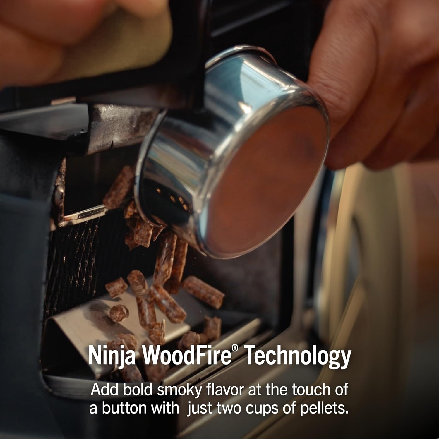 image:imageNinja FlexFlame Grill amp Smoker Electric amp Propane 5in1 SteelPG301 Ninja FlexFlame is a 5in1 grill smoker amp griddle with precise 200600F control fitting 3 chickens or 4 rib racksBlackGold