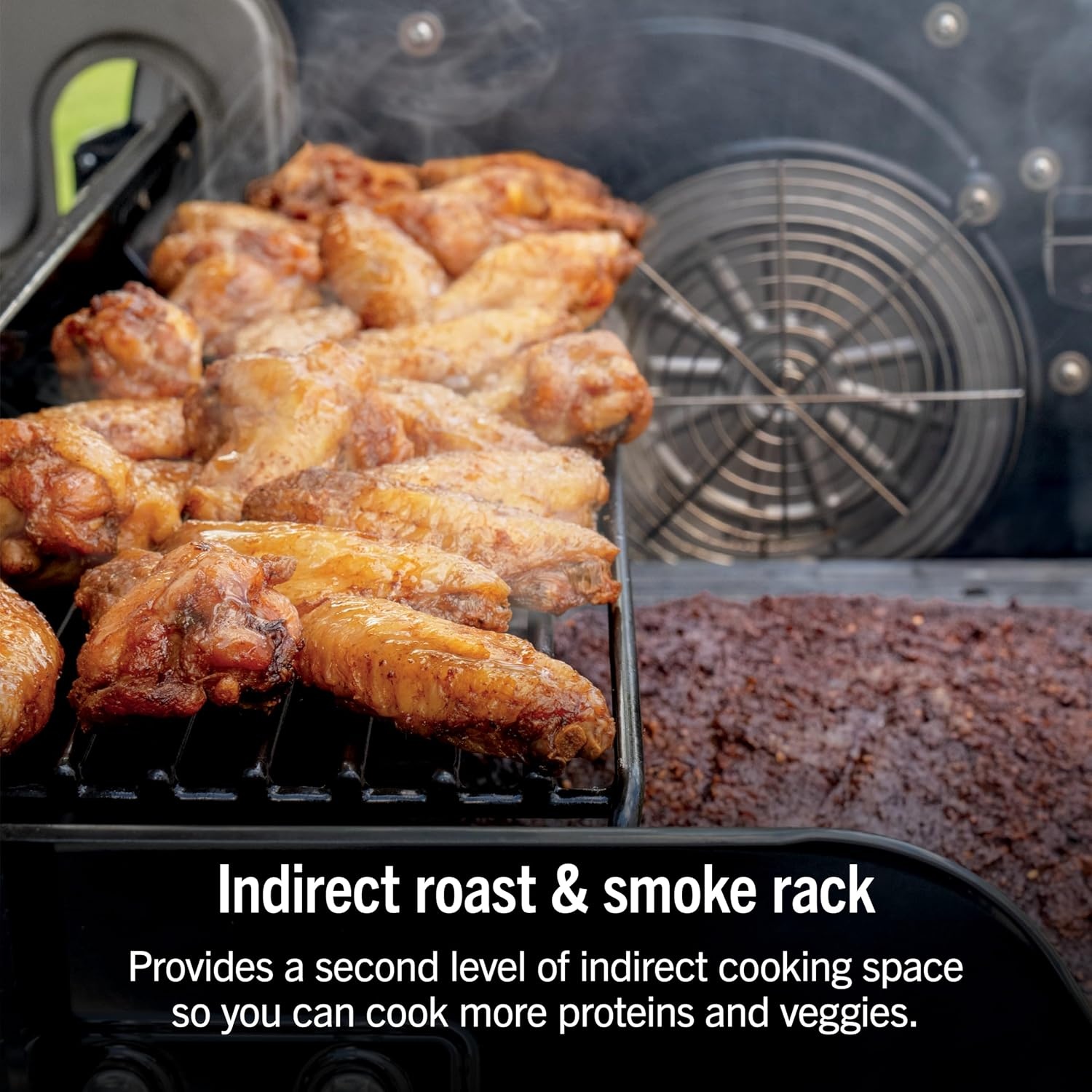 image:imageNinja FlexFlame Grill amp Smoker Electric amp Propane 5in1 SteelPG301 Ninja FlexFlame is a 5in1 grill smoker amp griddle with precise 200600F control fitting 3 chickens or 4 rib racksStainless Steel