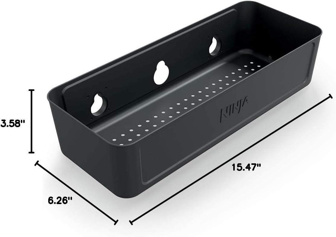 image:imageNinja FlexFlame Storage Caddy for PG300 Holds 10lbs Ninja FlexFlame Storage Caddy adds 50 sq in of space holding up to 10 lbs of tools for sauces spices and rubsStorage Caddy