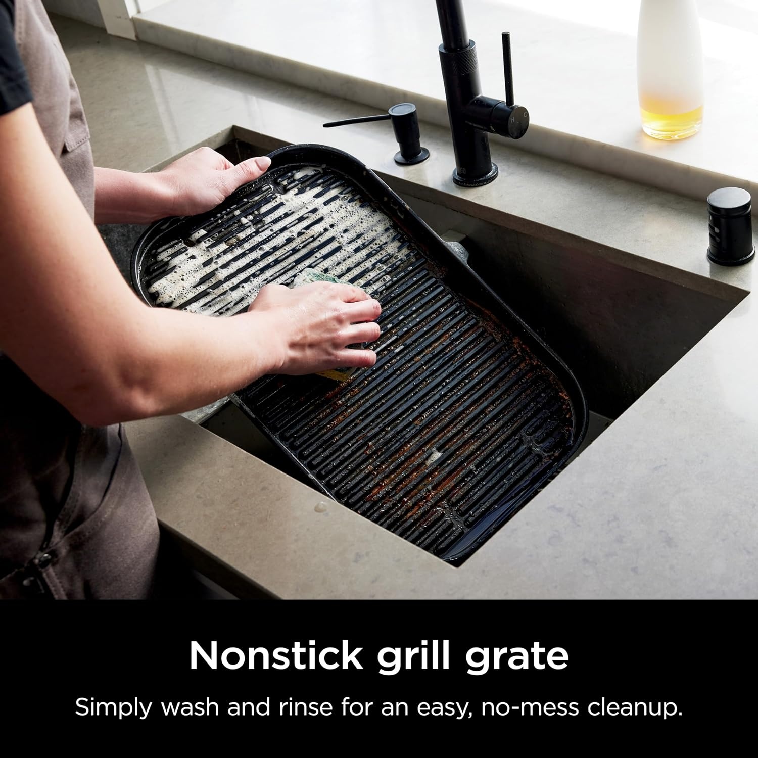 image:imageNinja Woodfire ProConnect Premium XL BBQ Grill 7in1 App Enabled Blue 180 sq in of cooking space with appconnected dual thermometers and real woodfired flavorBlack Blue