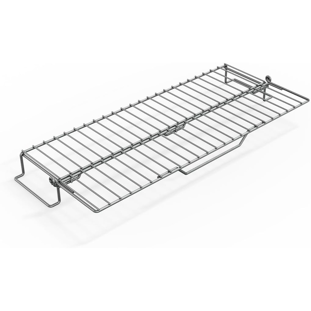 image:imageNinja FlexFlame Expandable Roast amp Smoke Rack for PG300 Steel Holds 15lbs Ninja FlexFlame Roast amp Smoke Rack doubles indirect cooking capacity fitting 3 rib racks or 15 lbs of foodRoast Smoke Rack