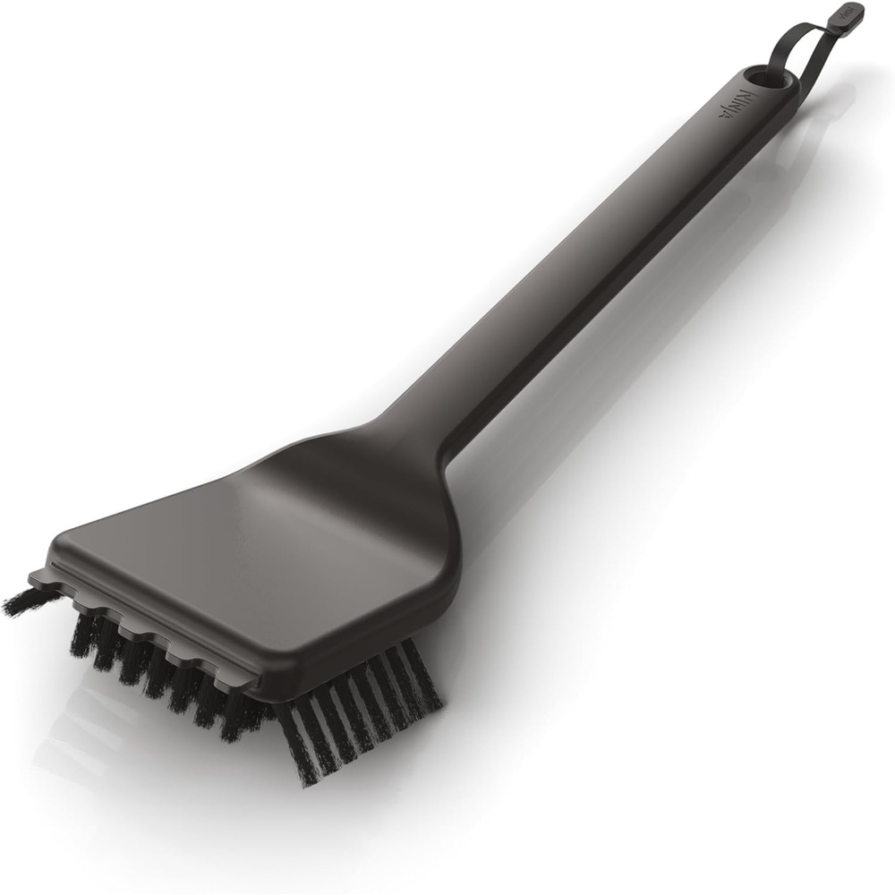 image:imageNinja Woodfire Grill Cleaning Brush amp Scraper NonScratch Heat Resistant Ninja Woodfire Grill Cleaning Brush is heatresistant and nonscratch with a scraper tool that fits all grill grates