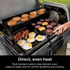Ninja FlexFlame Full-Size Griddle with Grease Drain, XSKFULGRIDLE | Rust-Resistant, Carbon Steel, Delivers even, edge-to-edge heat and fits 12 smash burgers or 16 eggs.(16.9″ x 12.4″ x 2.1″)