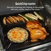 Ninja FlexFlame Grill & Smoker, Electric & Propane, 5-in-1, Steel,PG301 | Ninja FlexFlame is a 5-in-1 grill, smoker & griddle with precise 200-600°F control, fitting 3 chickens or 4 rib racks(Stainless Steel)