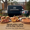 Ninja FlexFlame Grill & Smoker, Electric & Propane, 5-in-1, Steel,PG301 | Ninja FlexFlame is a 5-in-1 grill, smoker & griddle with precise 200-600°F control, fitting 3 chickens or 4 rib racks(Black)