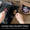 Ninja Woodfire Outdoor Grill & Smoker, 6-in-1, Air Fry, Bake, Broil, OG321 | Ninja Woodfire 6-in-1 Grill & Smoker uses wood pellets & electric power to grill steaks, smoke brisket, or air fry wings(6-in-1 Grill + Smoker)