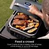 Ninja Woodfire Outdoor Grill & Smoker, 6-in-1, Air Fry, Bake, Broil, OG321 | Ninja Woodfire 6-in-1 Grill & Smoker uses wood pellets & electric power to grill steaks, smoke brisket, or air fry wings(6-in-1 Grill + Smoker)