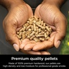 Ninja Woodfire Pellets, Robust Blend, 2-lb Bag, Real Wood, Ninja Compatible | Ninja Woodfire Robust Pellets blend Hickory, Cherry, Maple & Oak for rich, classic BBQ smoke only 1/2 cup needed per cook(Robust Blend)