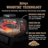 Ninja Woodfire™ Pro Outdoor Grill with Built-in Thermometer, OG751 | Ninja Woodfire Pro Grill uses wood pellets & electric power, with a built-in thermometer for perfect, no-guesswork cooking(7-in-1 Grill)