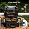 Ninja Woodfire™ Pro Outdoor Grill with Built-in Thermometer, OG751 | Ninja Woodfire Pro Grill uses wood pellets & electric power, with a built-in thermometer for perfect, no-guesswork cooking(7-in-1 Grill+Thermometer)