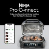Ninja Woodfire ProConnect Premium XL BBQ Grill, 7-in-1, App Enabled, Blue | 180 sq in of cooking space with app-connected dual thermometers, and real wood-fired flavor(Black & Gold)