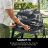 Ninja Woodfire XL Grill Cover for OG800/OG900, UV/Water Resistant, Black | Ninja Woodfire XL Grill Cover Pro is water & UV resistant, with a snug, adjustable fit for OG800 & OG900 series grills(Grill Smoker Cover)