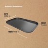 Ninja XL Woodfire Grill & Griddle Plate, for OG800/OG900, Ceramic, Black | Ninja Woodfire XL Grill & Griddle Plate grills and griddles at once offering a spacious ceramic surface to serve a crowd(Griddle Plate)