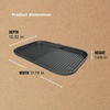 Ninja XL Woodfire Grill & Griddle Plate, for OG800/OG900, Ceramic, Black | Ninja Woodfire XL Grill & Griddle Plate grills and griddles at once offering a spacious ceramic surface to serve a crowd(Grill + Griddle Plate)