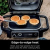 Ninja XSKGRDPLT Woodfire, Outdoor Flat Top Griddle Plate, Compatible with Ninja Woodfire Grills (OG700 series), Ceramic Coating, Insert, Black/Grey | Ninja Woodfire Griddle Plate clicks into your grill for even, edge-to-edge searing and easy-clean nonstick cooking(14.6″ x 11″ x 2.2″)