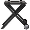 Ninja XSKSTAND Woodfire Collapsible Outdoor Grill Stand, Compatible with Ninja Woodfire Grills (OG700 Series), Foldable, Side Utensil Holder, Weather-Resistant, Black | Ninja Woodfire Grill Stand collapses for storage, locks in securely, rolls on wheels, with 3 utensil hooks(Works with OG700 series)