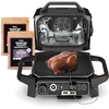 Ninja Woodfire™ Pro Outdoor Grill with Built-in Thermometer, OG751 | Ninja Woodfire Pro Grill uses wood pellets & electric power, with a built-in thermometer for perfect, no-guesswork cooking(7-in-1 Grill+Thermometer)