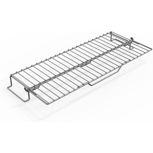 Ninja FlexFlame Expandable Roast & Smoke Rack for PG300, Steel, Holds 15lbs | Ninja FlexFlame Roast & Smoke Rack doubles indirect cooking capacity, fitting 3 rib racks or 15 lbs of food(Roast & Smoke Rack)