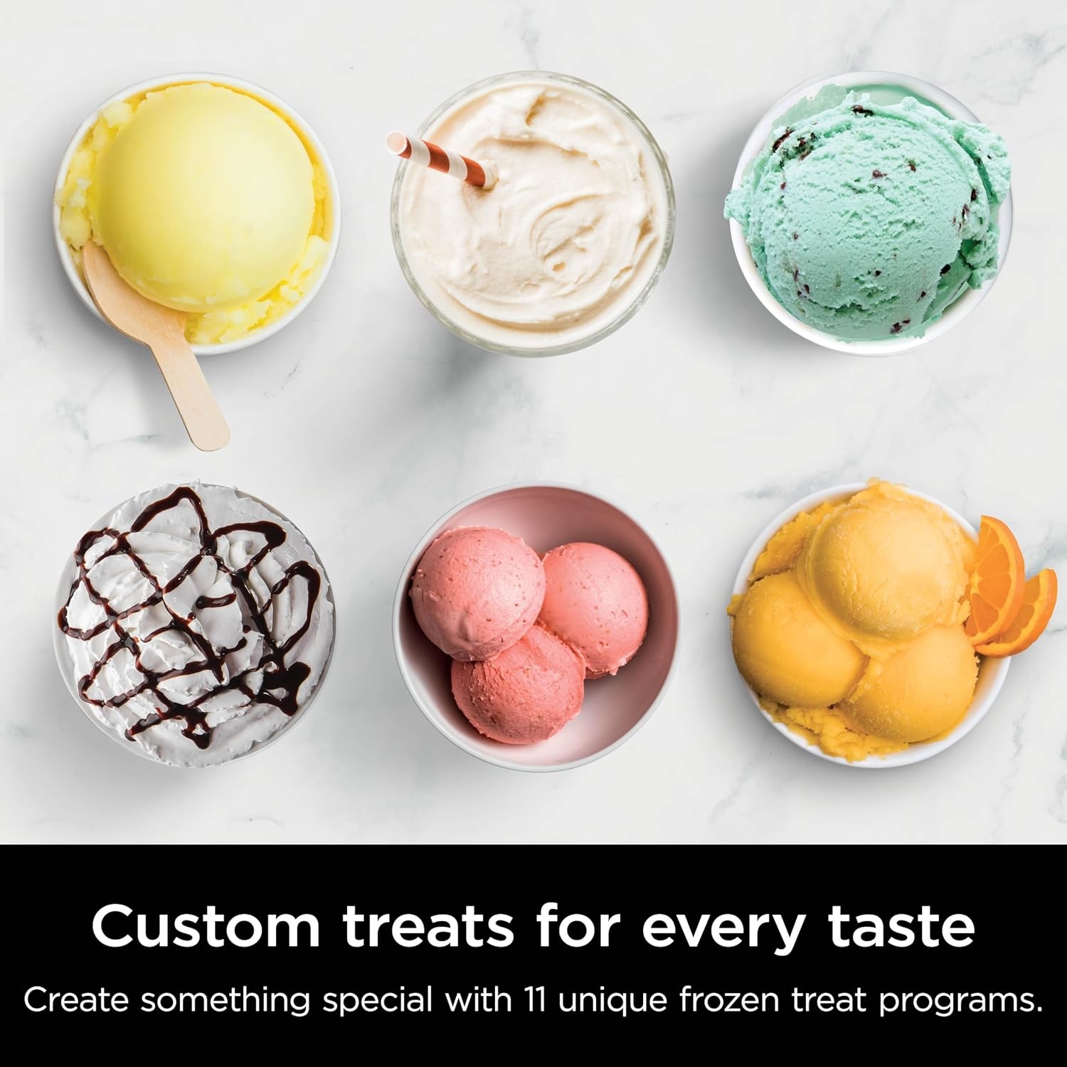 image:imageNinja CREAMi Deluxe Ice Cream amp Frozen Treat Maker Includes 4 FamilySized 24 oz Tubs for Ice Cream Sorbet Milkshakes Frozen Yogurt amp More 11in1 XL Capacity SilverCREAMi Deluxe 4 24oz Pints