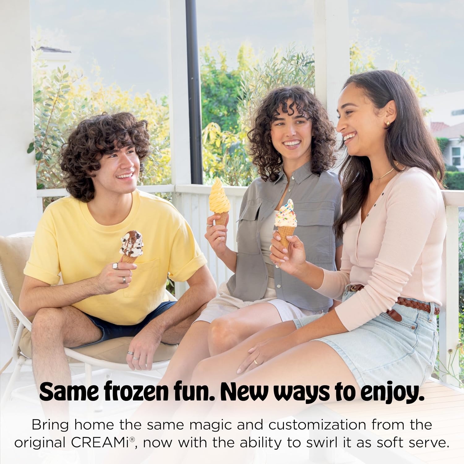image:imageNinja Creami Scoop amp Swirl 13in1 Ice Cream and Soft Serve Maker NC701 Ninja Creami Scoop and Swirl turns almost anything into ice cream and soft serve at a button touch scooped or swirledCREAMi Scoop Swirl Silver