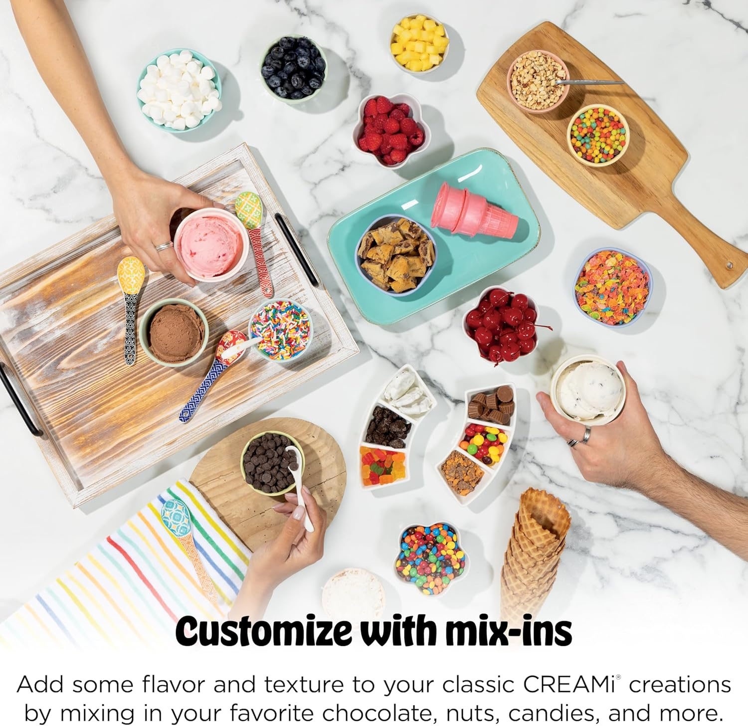 image:imageNinja Creami Scoop amp Swirl 13in1 Ice Cream and Soft Serve Maker NC701 Ninja Creami Scoop and Swirl turns almost anything into ice cream and soft serve at a button touch scooped or swirledCREAMi Scoop Swirl Silver