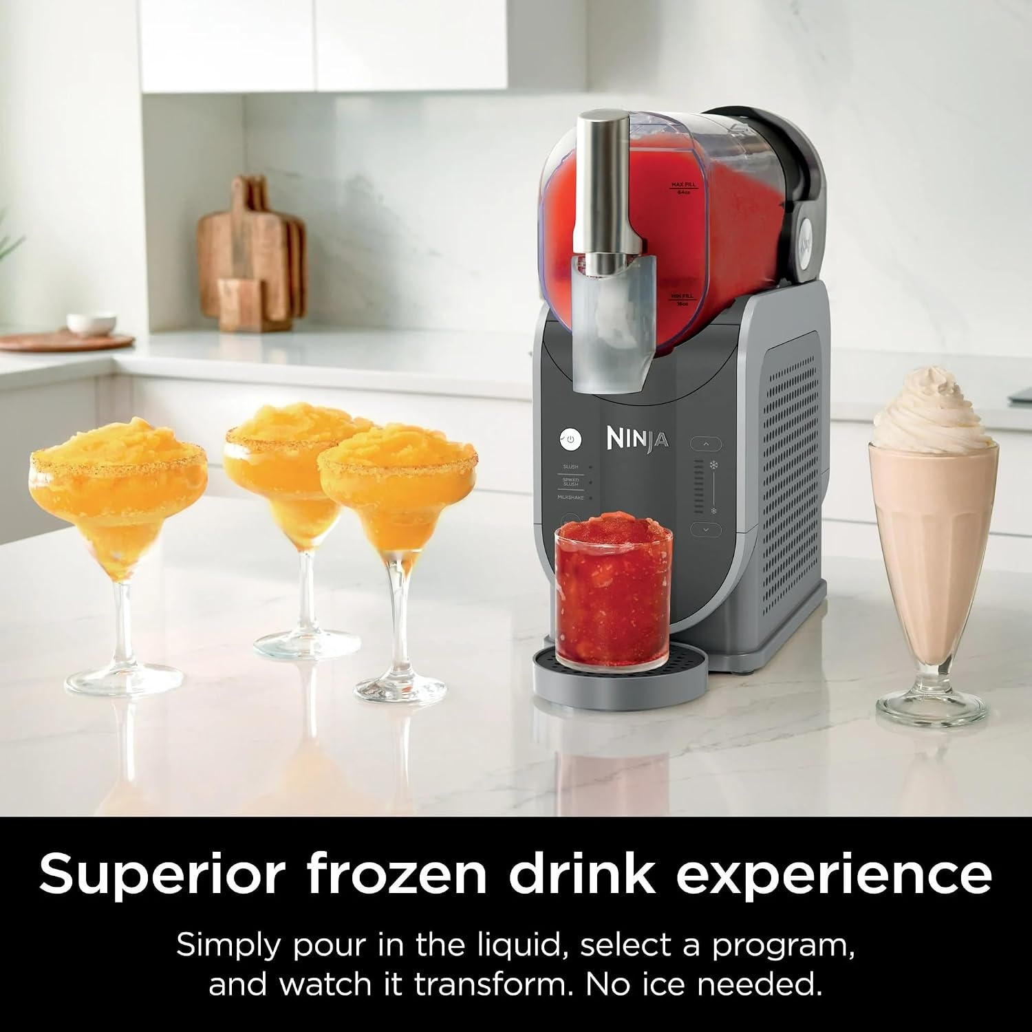 image:imageNinja SLUSHi 72 oz Professional Frozen Drink Maker 3 Preset Settings Slushie Machine