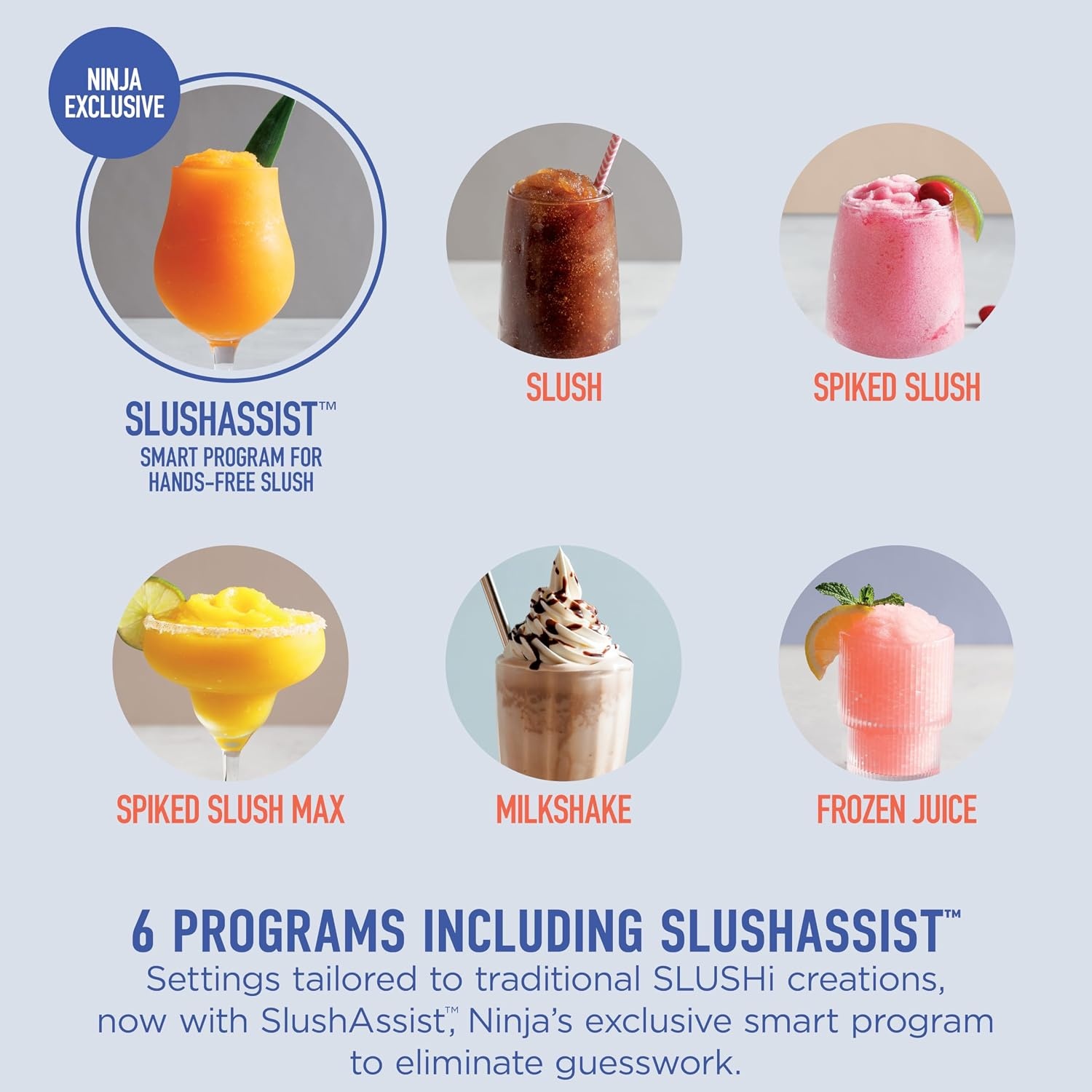 image:imageNinja SLUSHi XL Smart Frozen Drink Maker and SLUSHi Machine with SlushAssist Technology 128 Oz Capacity Sodas Margaritas Frappes Milkshakes and More Crema FS601BR SMARTER Slushing BETTER Hosting No ice needed SlushAssist Technology XL 128 oz vessel 10 servingsSLUSHi Max XXL