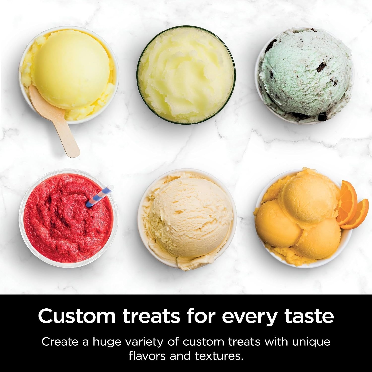 image:imageRefurbished Ninja NC501 CREAMi Deluxe 11in1 Ice Cream amp Frozen Treat Maker with 2 XL Family Size Pint Containers Dark Silver