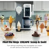 Ninja Creami Scoop & Swirl 13-in-1 Ice Cream and Soft Serve Maker, NC701 | Ninja Creami Scoop and Swirl turns almost anything into ice cream and soft serve at a button touch, scooped or swirled.(CREAMi Scoop & Swirl (Silver))