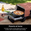 Ninja OO101 Woodfire 8-in-1 Outdoor Oven, Pizza Oven, 700°F, BBQ Smoker, Portable, Electric, Terracotta Red with XSKOPPL Pizza Peel+XSKOCVR Cover + XSKOP2R Woodfire Pellets(Starter: Oven  Cover  Peel  Pellets)