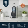 Ninja SLUSHi Professional Frozen Drink Maker with RapidChill Technology, Frozen Drink & Slushie Machine, 5 Preset Programs, Frozen Margaritas, Frappés, and More, Grey, FS301C, (Canadian Version) (Renewed)