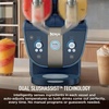 Ninja SLUSHi XL Smart Frozen Drink Maker and SLUSHi Machine, with SlushAssist Technology, 128 Oz Capacity, Sodas, Margaritas, Frappes, Milkshakes and More, Crema, FS601BR | SMARTER Slushing, BETTER Hosting, No ice needed, SlushAssist Technology, XL 128 oz vessel, 10+ servings(SLUSHi Twist Dual)