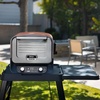 Ninja Woodfire Additional Side Table for Adjustable Stand, Outdoor Oven & BBQ Grill Stand Side Table, Outdoor Food Prep Accessory XSKUSSTBLEU, Black(ALL WoodFire Outdoor Series)
