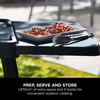 Ninja Woodfire Additional Side Table for Adjustable Stand, Outdoor Oven & BBQ Grill Stand Side Table, Outdoor Food Prep Accessory XSKUSSTBLEU, Black(ALL WoodFire Outdoor Series)