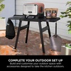 Ninja Woodfire Additional Side Table for Adjustable Stand, Outdoor Oven & BBQ Grill Stand Side Table, Outdoor Food Prep Accessory XSKUSSTBLEU, Black(ALL WoodFire Outdoor Series)