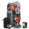 Ninja FS301 SLUSHi 88 oz. Frozen Drink & Slushie Machine (Renewed) Bundle with Deco Essentials Collapsable Water Bottle BPA Free 24oz Gray/Stainless and 1 YR CPS Enhanced Protection Pack(88 oz & 5 Presets + Deco Gear Bottle)