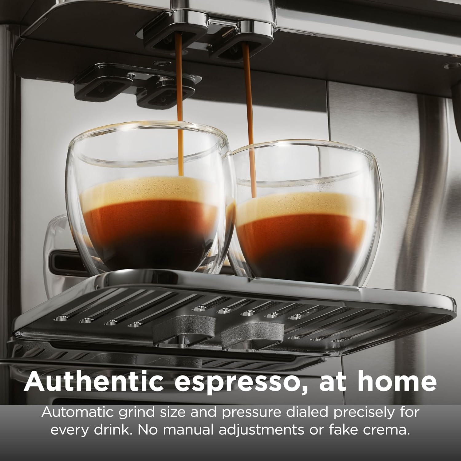 image:imageNinja AutoBarista Fully Automatic Espresso 10 Drink Options AE1001 One Touch Hot amp Iced Builtin Coffee Grinder Milk Frother Easy SelfClean Latte Cappuccino Cold BrewBlackSilver