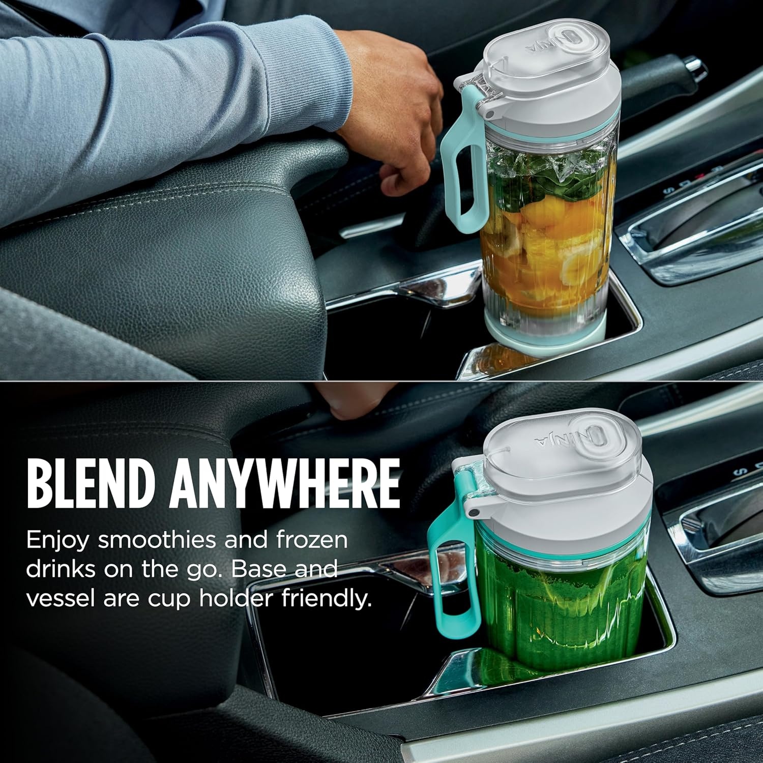 image:imageNinja Blast Max Portable Blender Twist amp Go 22oz Navy BC251NV Twist amp Go removable 22oz vessel AutoiQ Crush amp Smoothie programs cordless Dishwasher safe leakproof lidPink