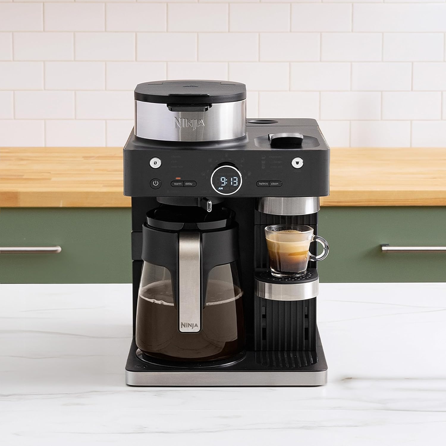 image:imageNinja Fresh Brew Coffee Maker 12 Cup Glass Carafe Stainless Steel CE251Ninja Espresso Coffee Maker Deluxe