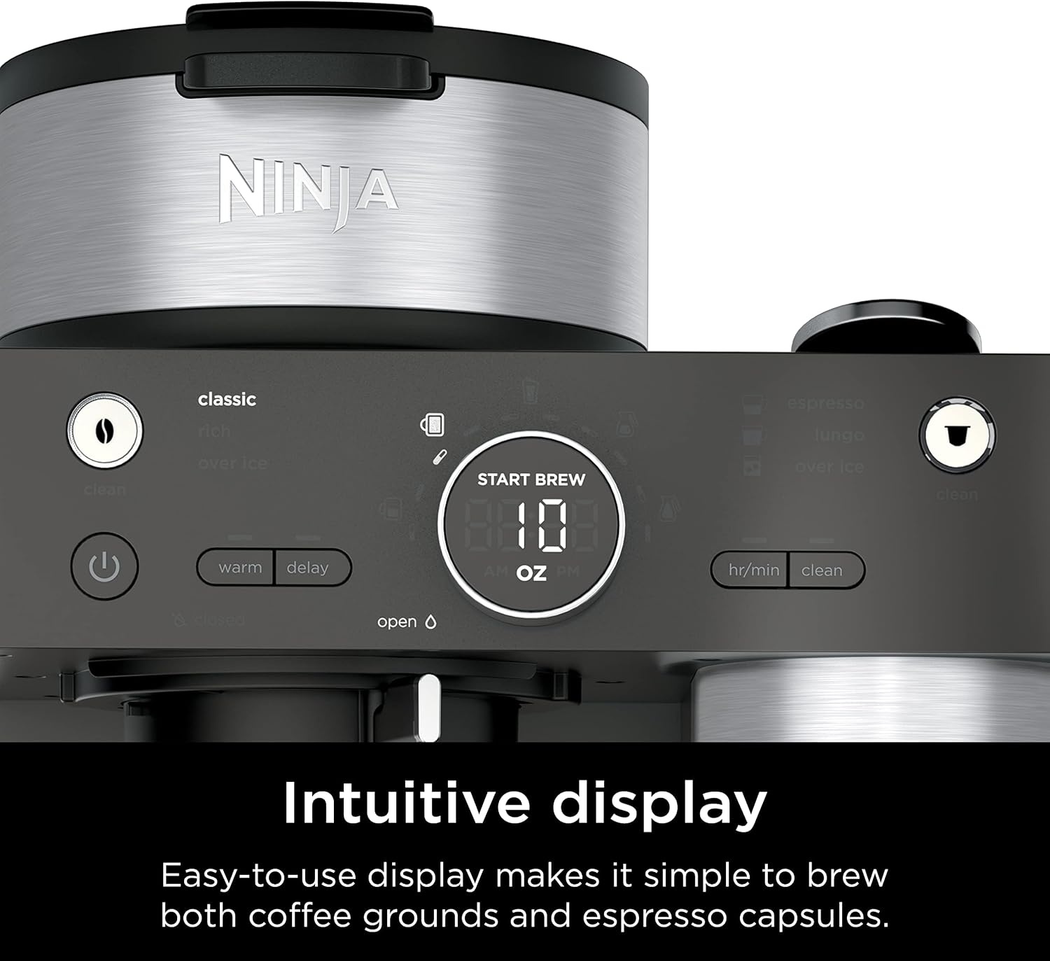 image:imageNinja Fresh Brew Coffee Maker 12 Cup Glass Carafe Stainless Steel CE251Ninja Espresso Coffee Maker Deluxe