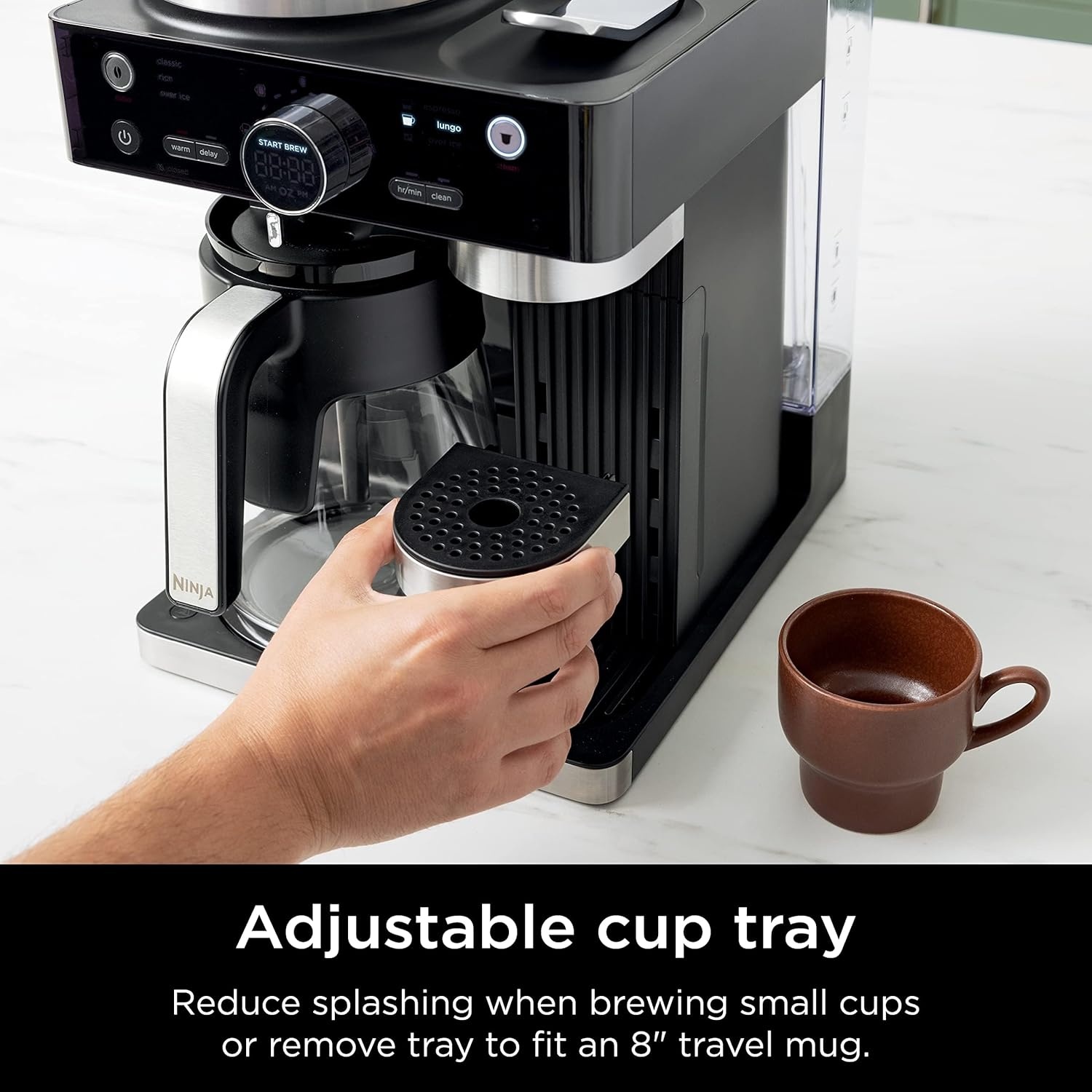 image:imageNinja Fresh Brew Coffee Maker 12 Cup Glass Carafe Stainless Steel CE251Ninja Espresso Coffee Maker Deluxe