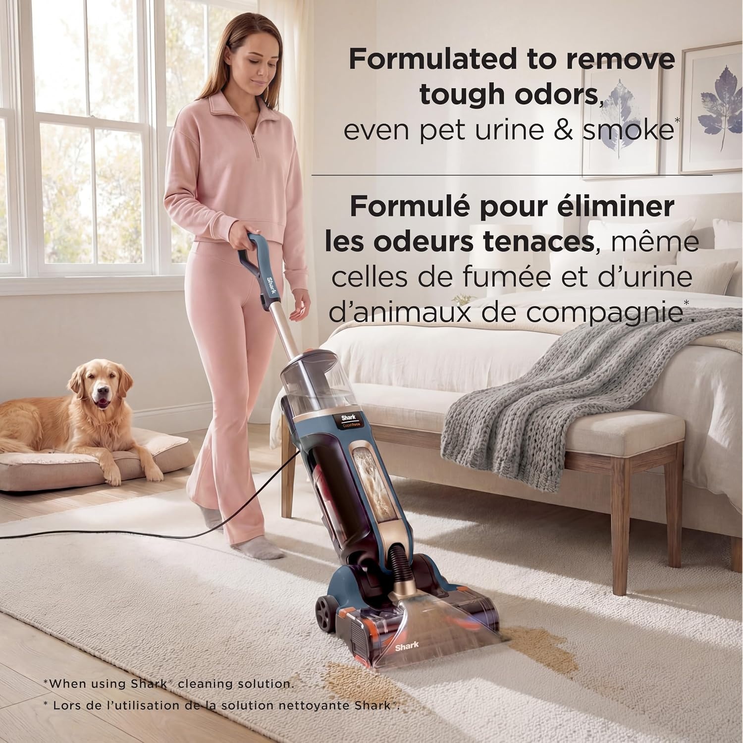 image:imageShark CarpetForce Lightweight Upright Carpet amp Area Rug Cleaner EX501BRN For Carpets amp Area Rugs Lightweight Two Modes DirtDisrupt Brushroll Deep Clean Ultra Dirt amp Odor RemoverCarpetForce