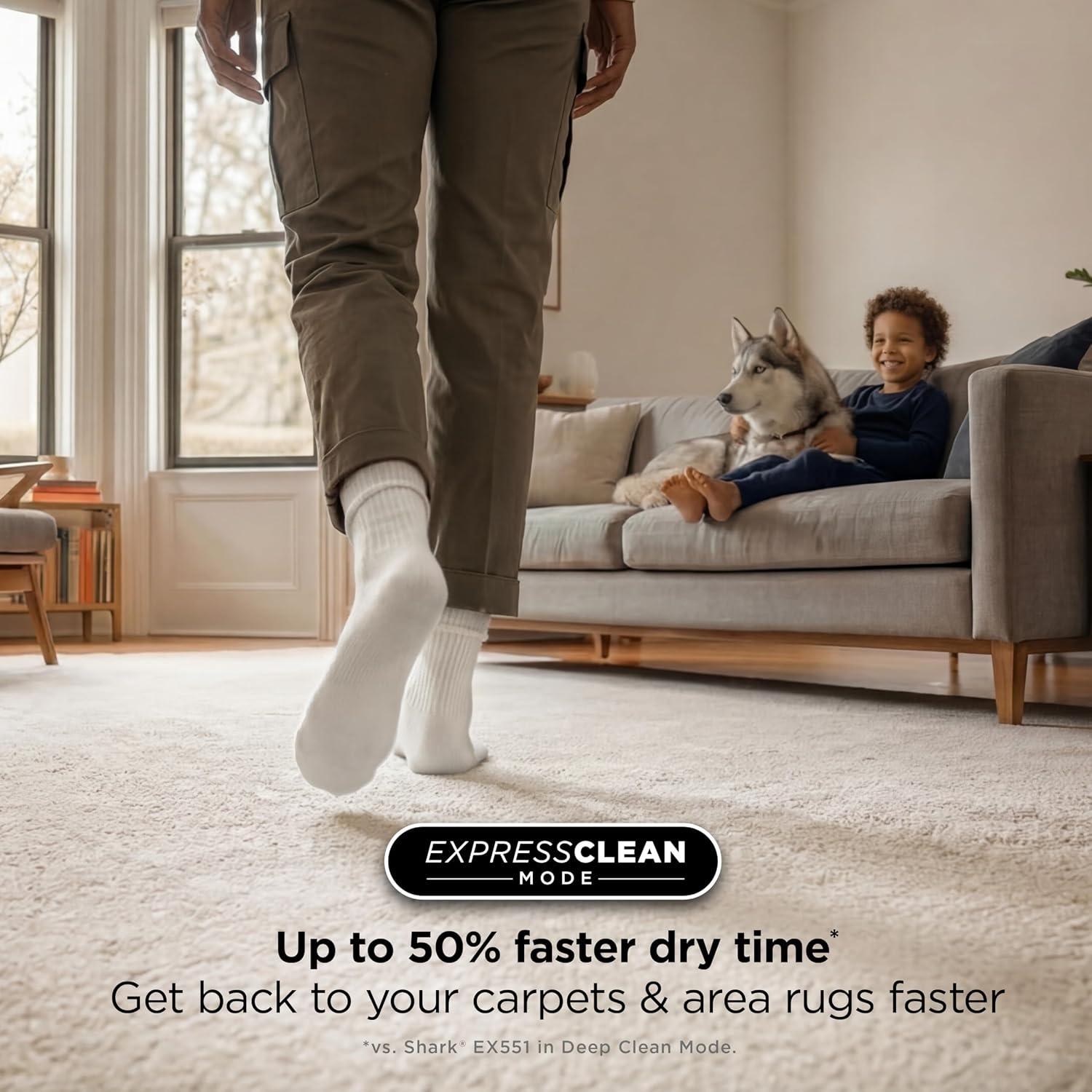 image:imageShark CarpetForce Lightweight Upright Carpet amp Area Rug Cleaner EX501BRN For Carpets amp Area Rugs Lightweight Two Modes DirtDisrupt Brushroll Deep Clean Ultra Dirt amp Odor RemoverCarpetForce HairPro