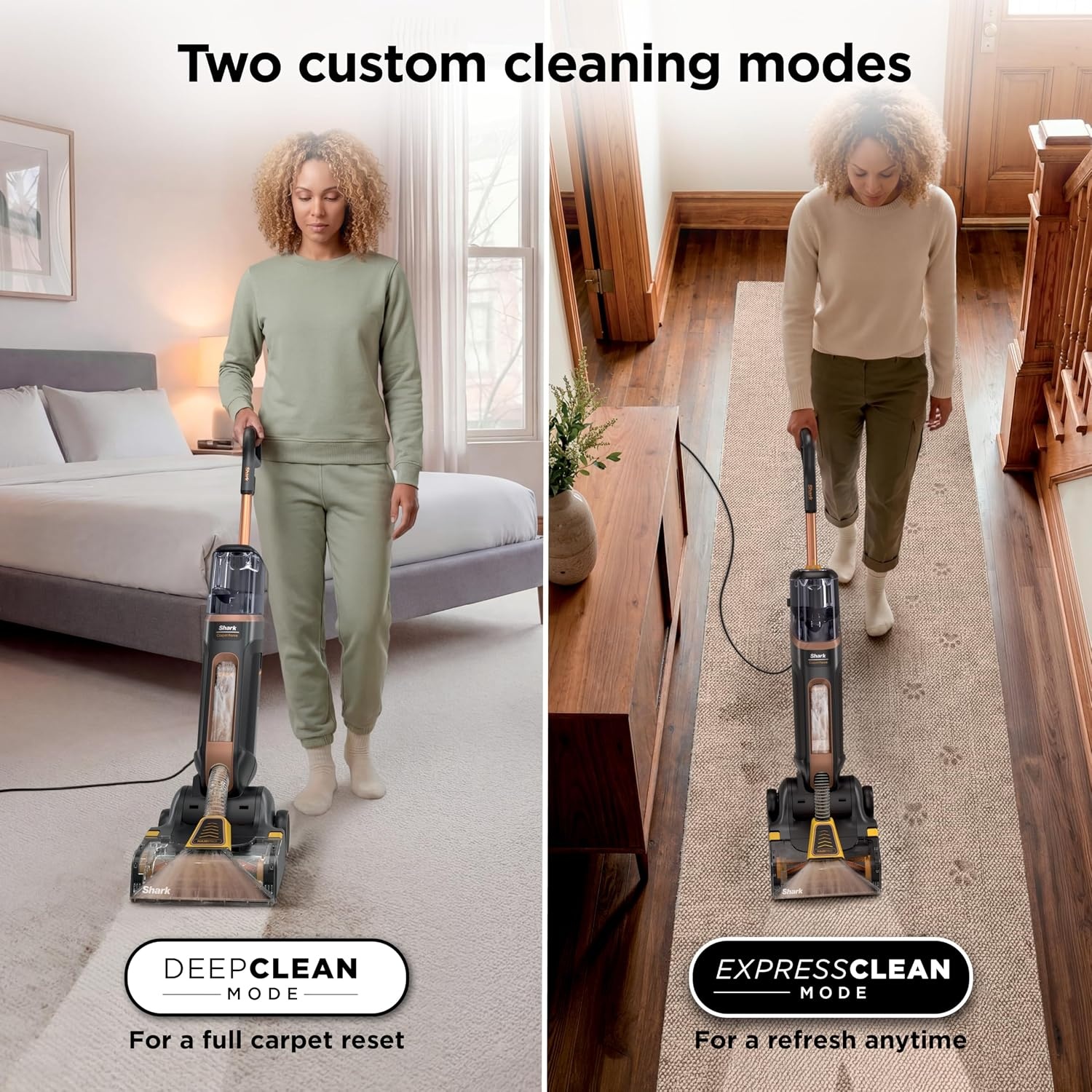 image:imageShark CarpetForce Lightweight Upright Carpet amp Area Rug Cleaner EX501BRN For Carpets amp Area Rugs Lightweight Two Modes DirtDisrupt Brushroll Deep Clean Ultra Dirt amp Odor RemoverCarpetForce HairPro