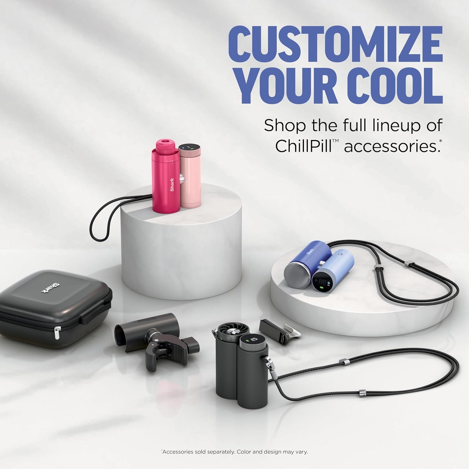 image:imageShark ChillPill Clip Attachment Charcoal FA02XCLIP Secure Clip Attaches Fan to Belts and More Ideal for HandsFree Portable CoolingClamp