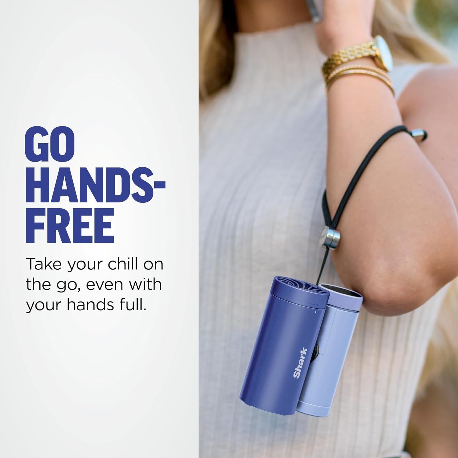 image:imageShark ChillPill Clip Attachment Charcoal FA02XCLIP Secure Clip Attaches Fan to Belts and More Ideal for HandsFree Portable CoolingWristlet