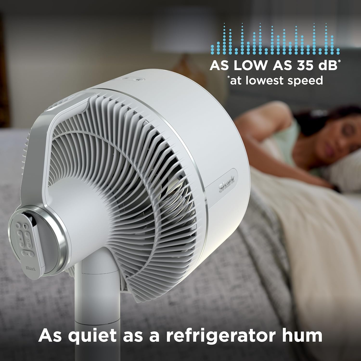 image:imageShark FlexBreeze Pro Mist 2in1 Fan with Integrated Mist White FA302WH CordedCordless Pedestal to Tabletop up to 24Hr Battery up to 70 Ft of Power 5 Speeds with Integrated Misting TankWhite FlexBreeze w Misting Tool