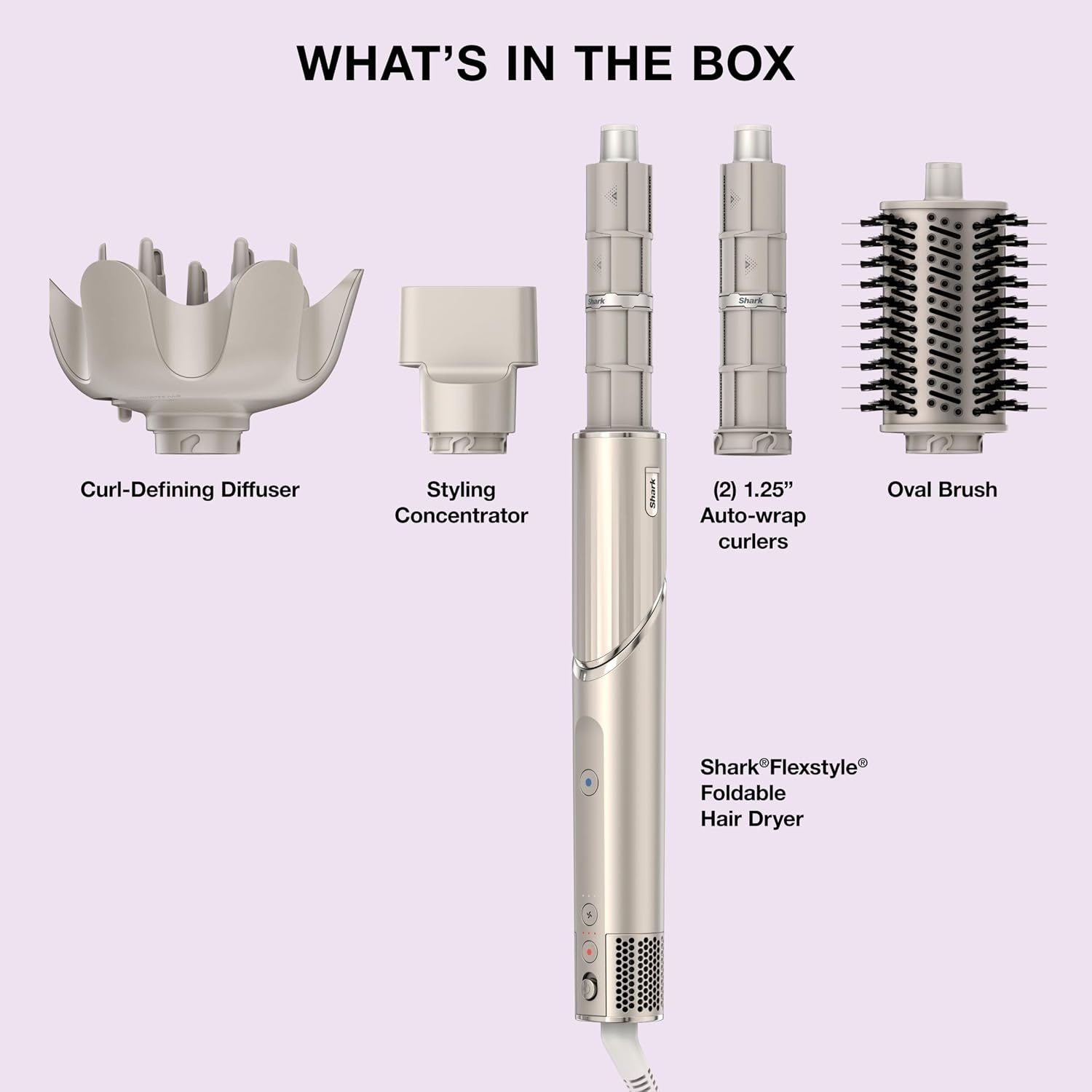image:imageShark FlexStyle Air MultiStyler amp Drying System Coanda Copper HD433CP No Heat Damage One Twist between Dryer amp Styler 4 Heat3 Airflow Settings Cool ShotCurly Coily Hair