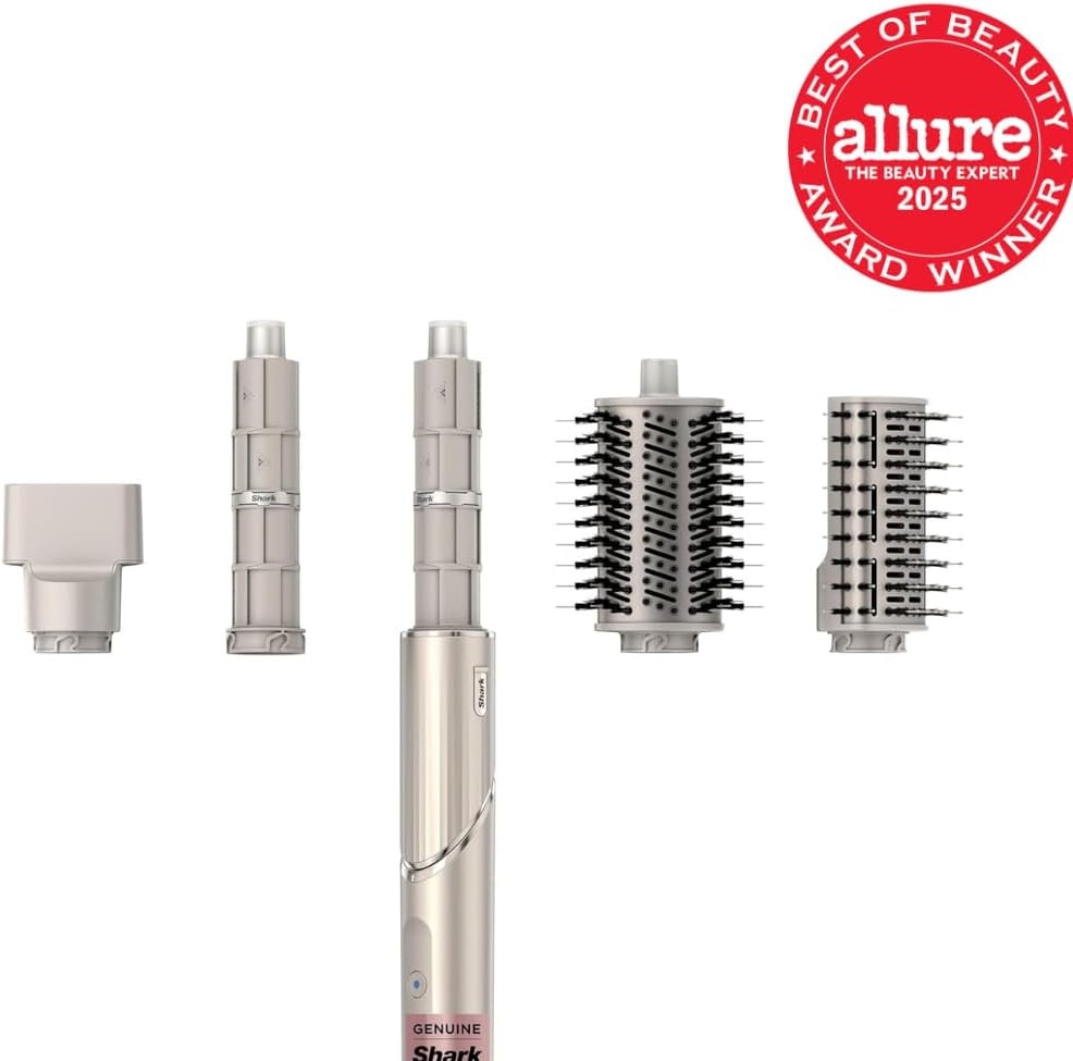 image:imageShark FlexStyle Air MultiStyler amp Drying System Coanda Copper HD433CP No Heat Damage One Twist between Dryer amp Styler 4 Heat3 Airflow Settings Cool ShotStraight Wavy Hair